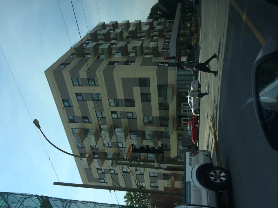 Residential building at Victoria and Barclay, Montreal