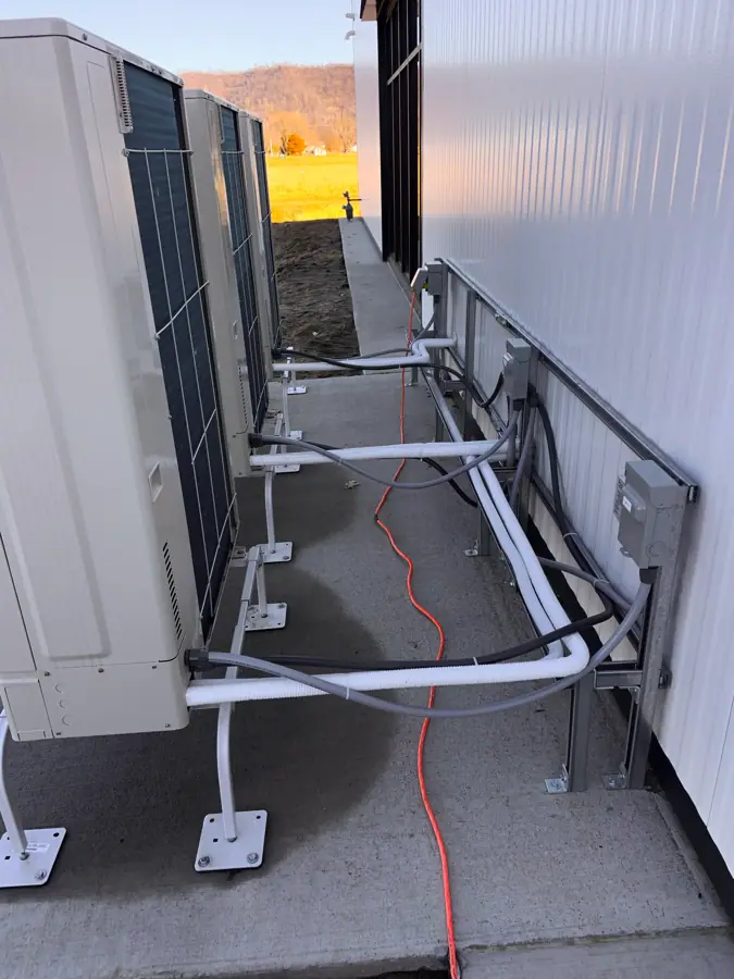 Large heat pump setup 2