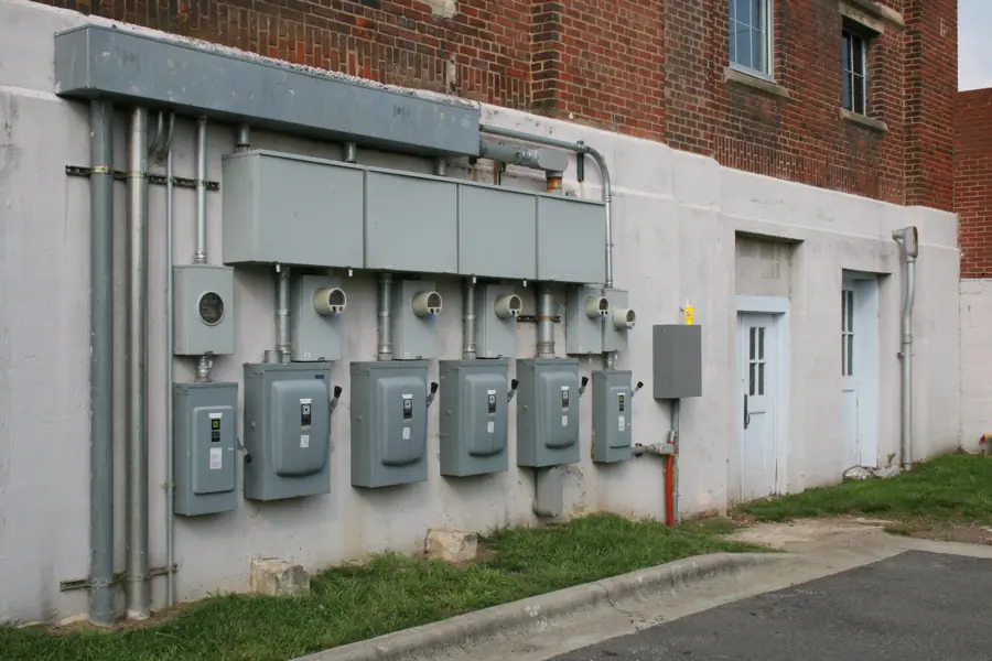 2008-07-26 Electrical meters and switches in Durham