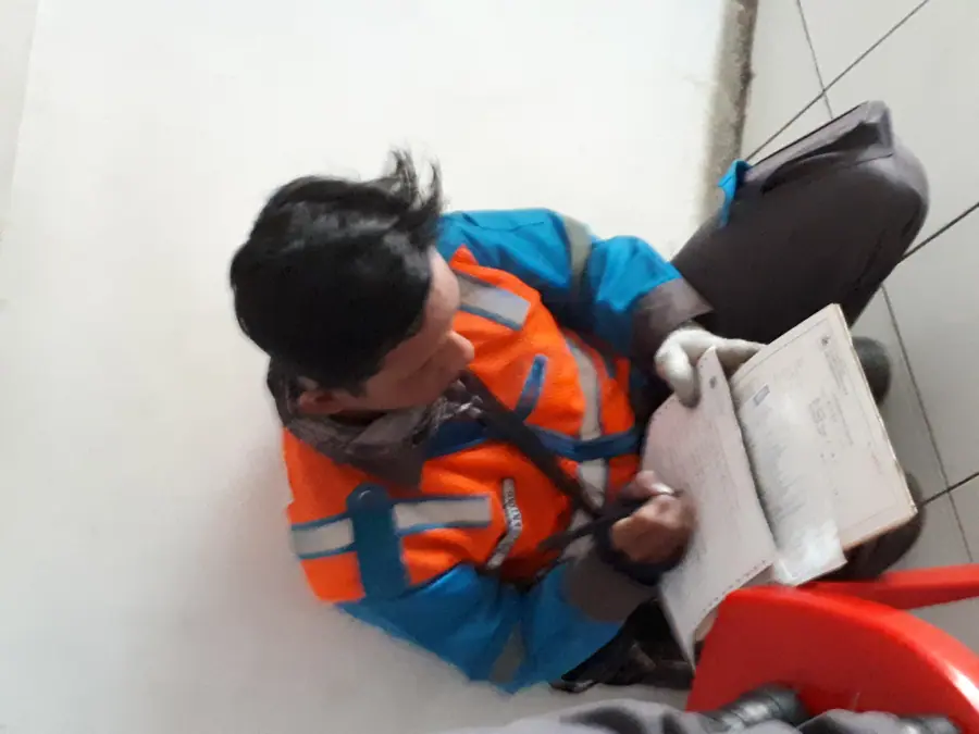 Electricians fixing electricity meter 2