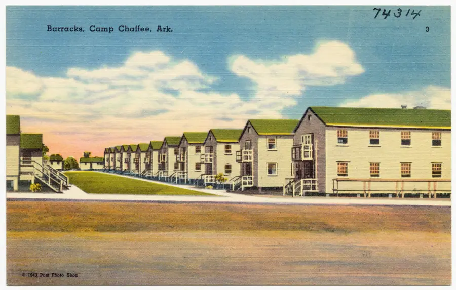 Barracks, Camp Chaffee, Ark (74314)