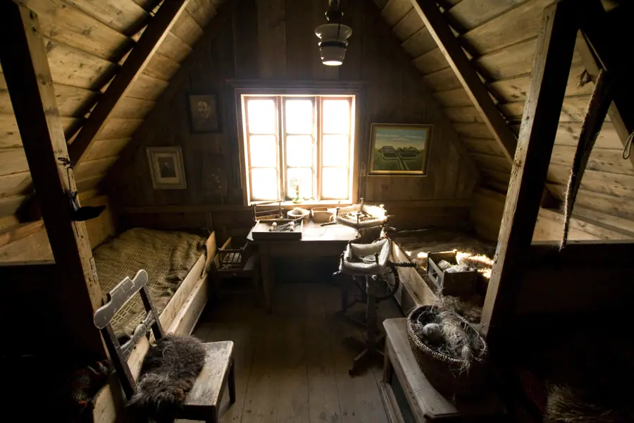 Attic bedroom