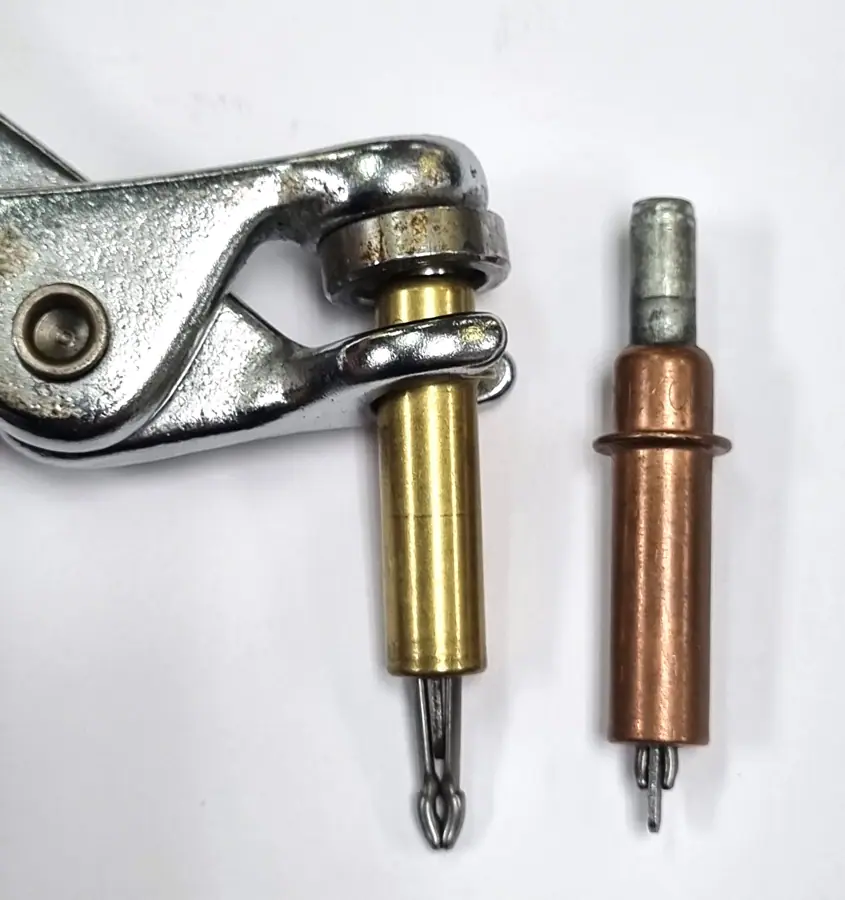 Cleco fastener extended