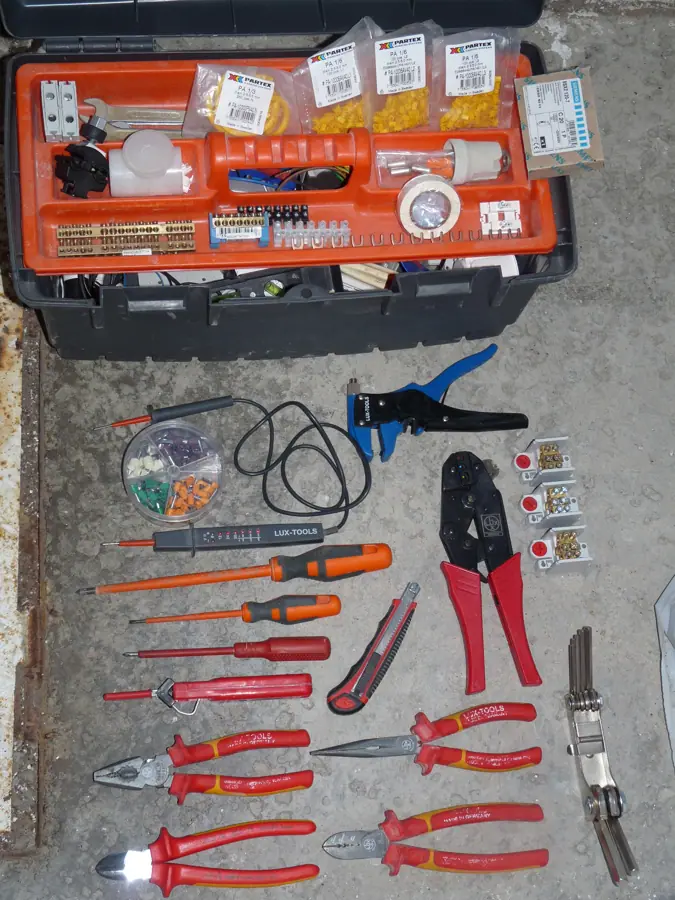 Tools for electric works